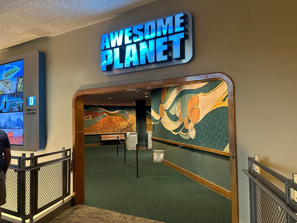 Awesome Planet sign and entrance