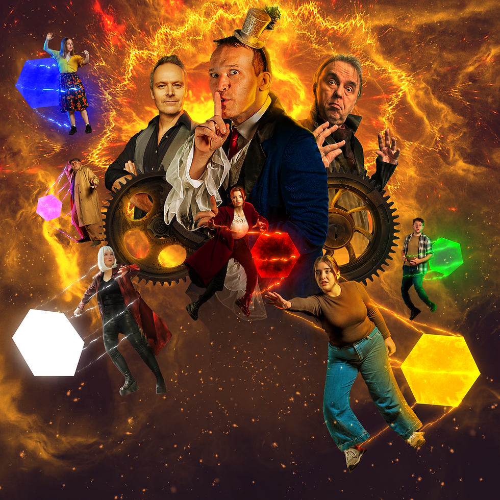 Artwork for Season 5 Episode 8 'The Death-Whirl Dominion' by Shay Brown & photography by Lee Cook