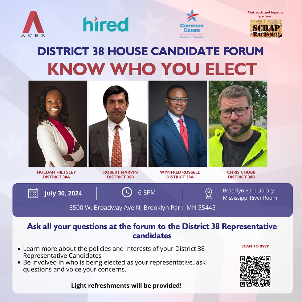 District 38 House Candidate Forum