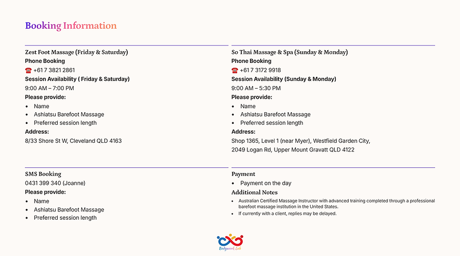 Booking-Information