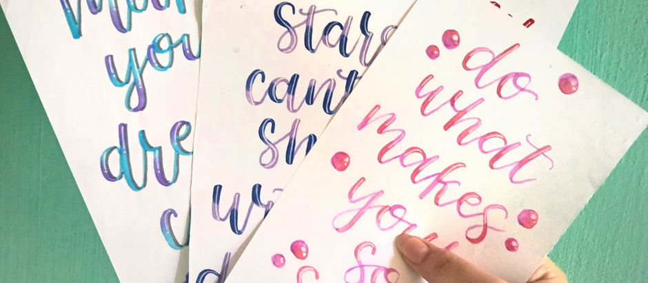 HOW TO WRITE BASIC CALLIGRAPHY 