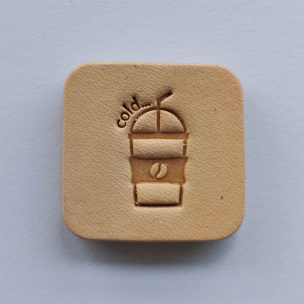 Thumbnail: 【Order】Leather Fridge Magnets - Coffee Lover