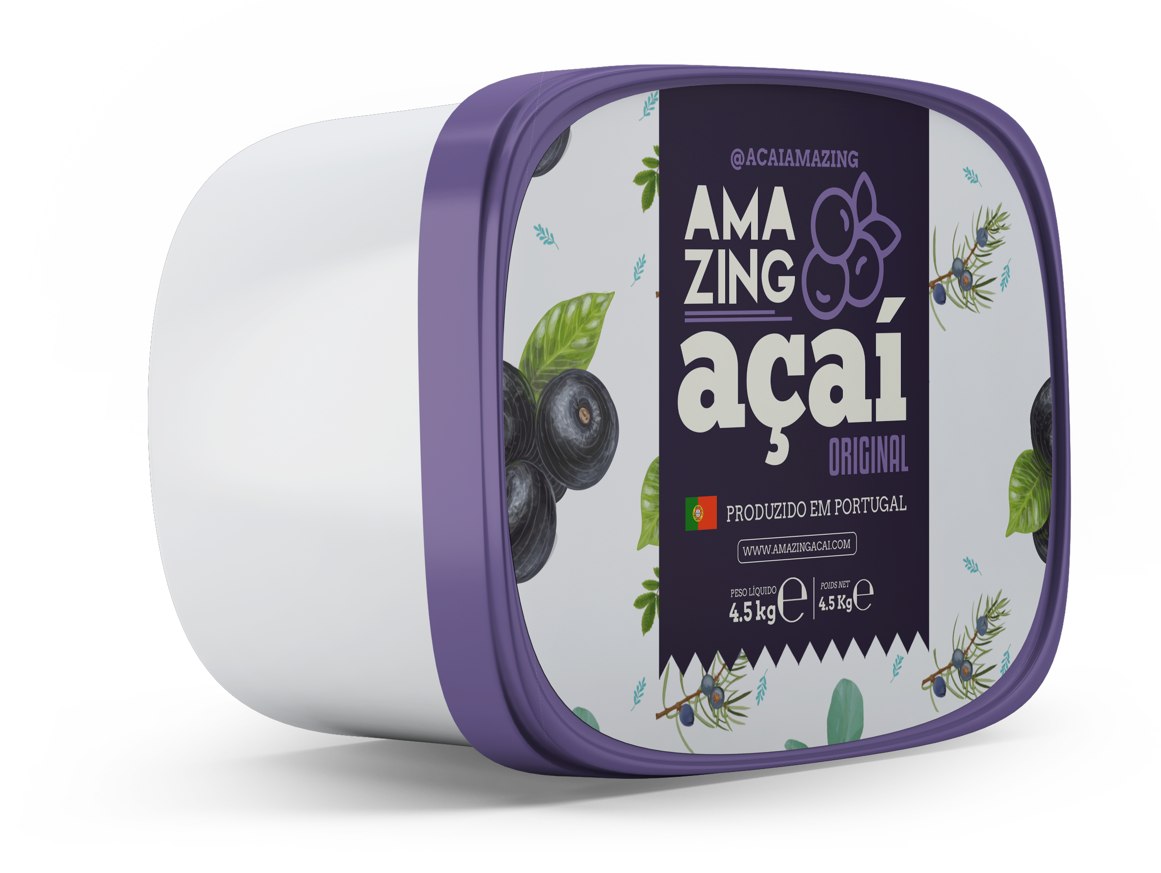 Embalagem da Amazing Açaí de 4kg
