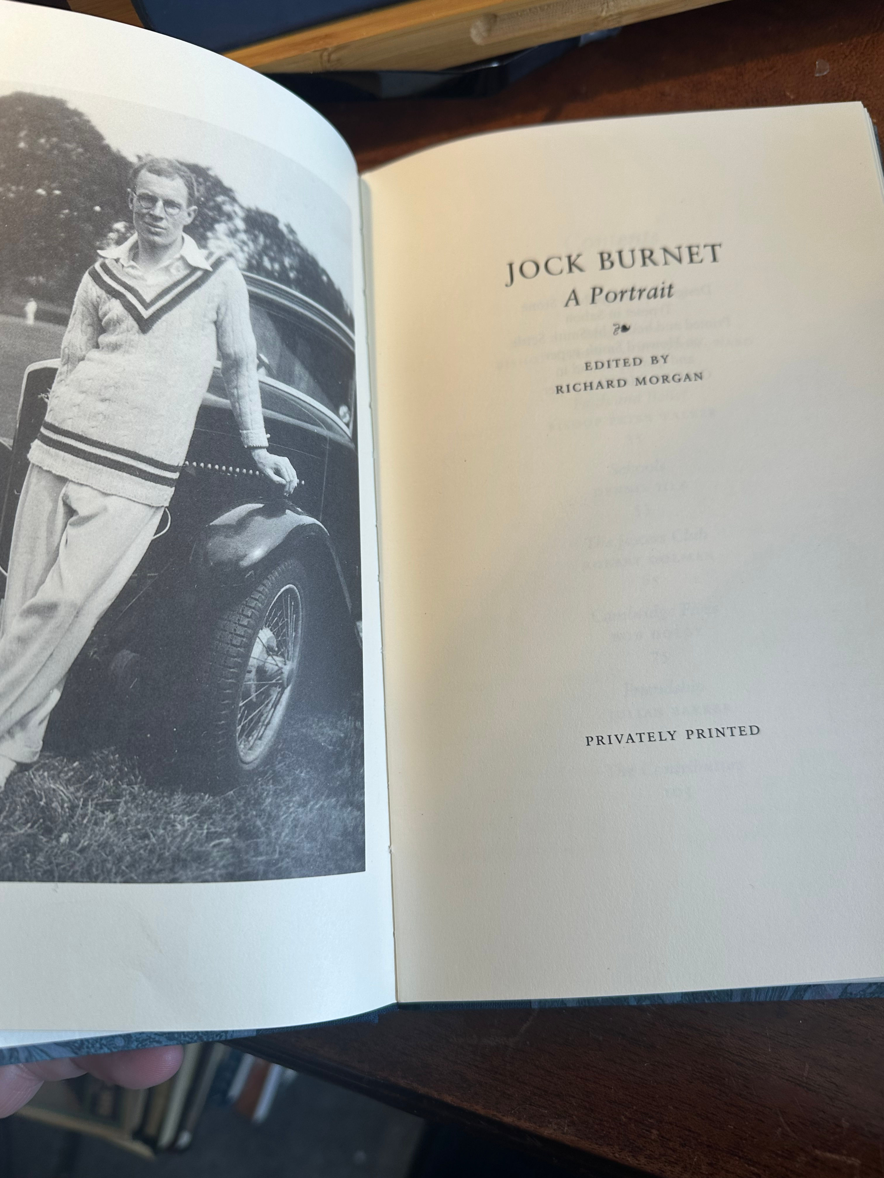 Jock Burnet: A Portrait - (Ed) Richard Morgan