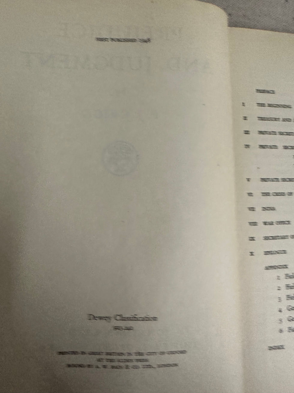 Thumbnail: Prejudice & Judgment - PJ Grigg