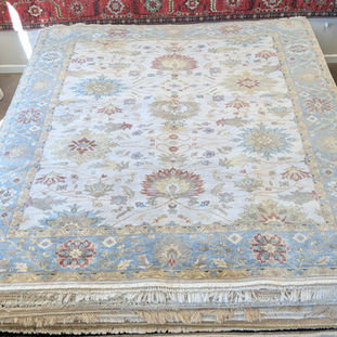 Soft Indian Peshawar Rug. 8x10