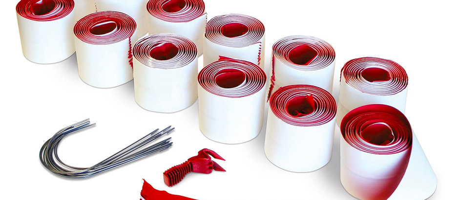 ZIPWALL HDAZ12 Heavy Duty Zipper, 12 Pack, Red, 12 Count