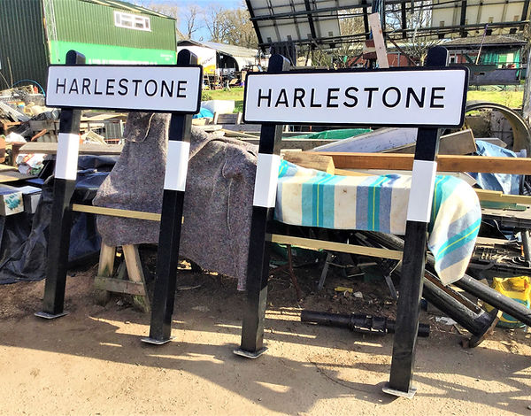 Our Bespoke Vintage 1950s Cast Metal Village Nameplates.  (2).jpg