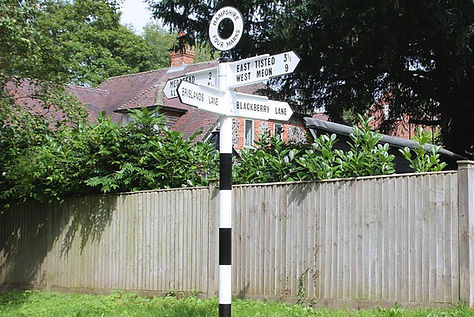 Our Cast Metal Vintage Hampshire Finger Post Sign.jpg