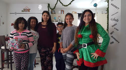 Me and my family with one of my assigned families