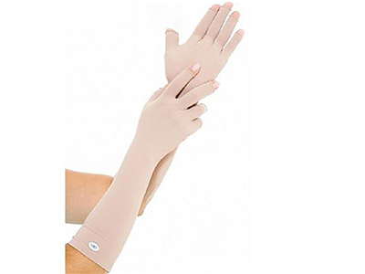 Luva Longa 1/2 Dedo Com Proteçao Solar.