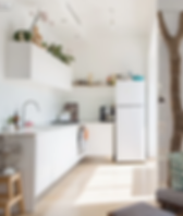 Open plan kitchen