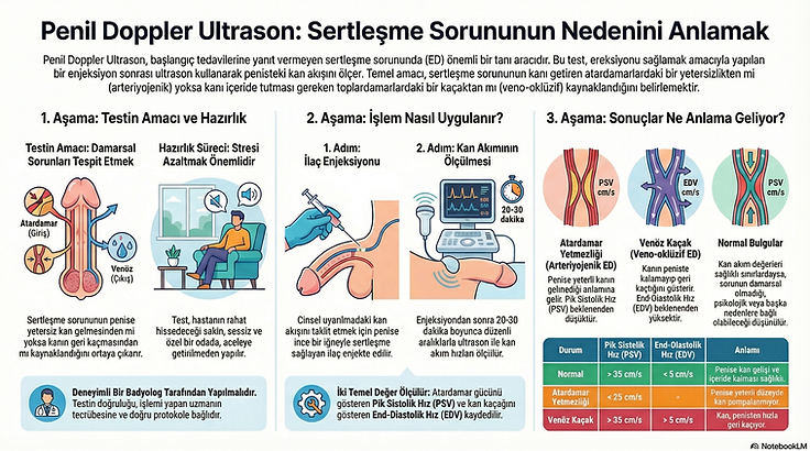 Penil doppler neasıl çekilir?