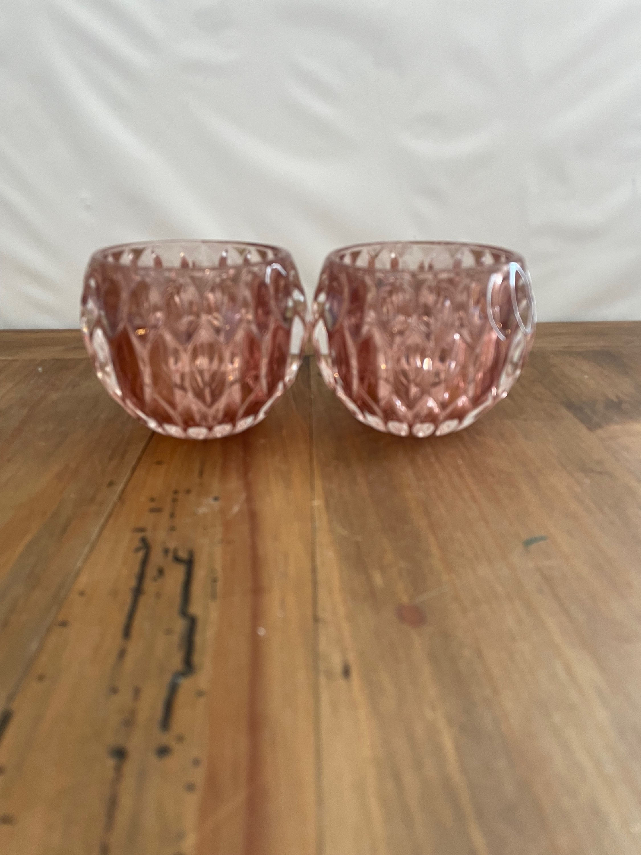 Round Pink Votive