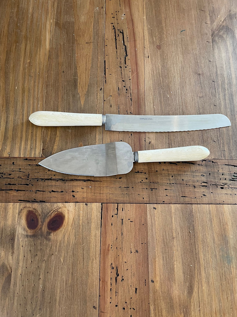 Thumbnail: Cake knife + server set (options) 