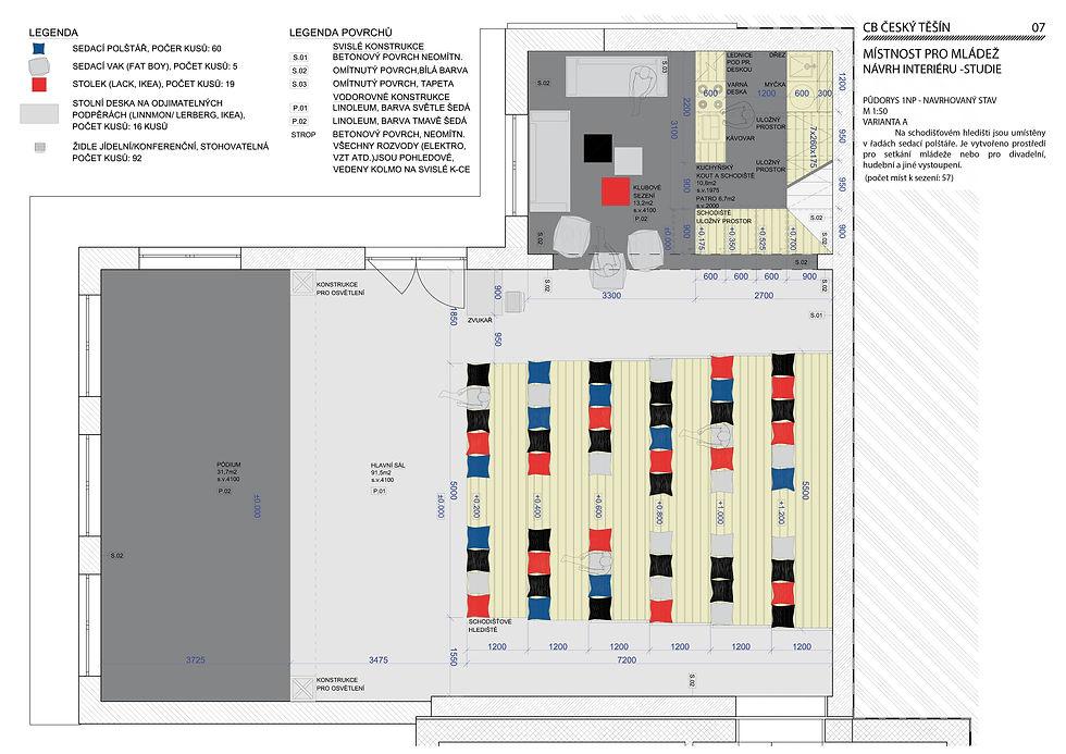 floorplan - open stage sitting