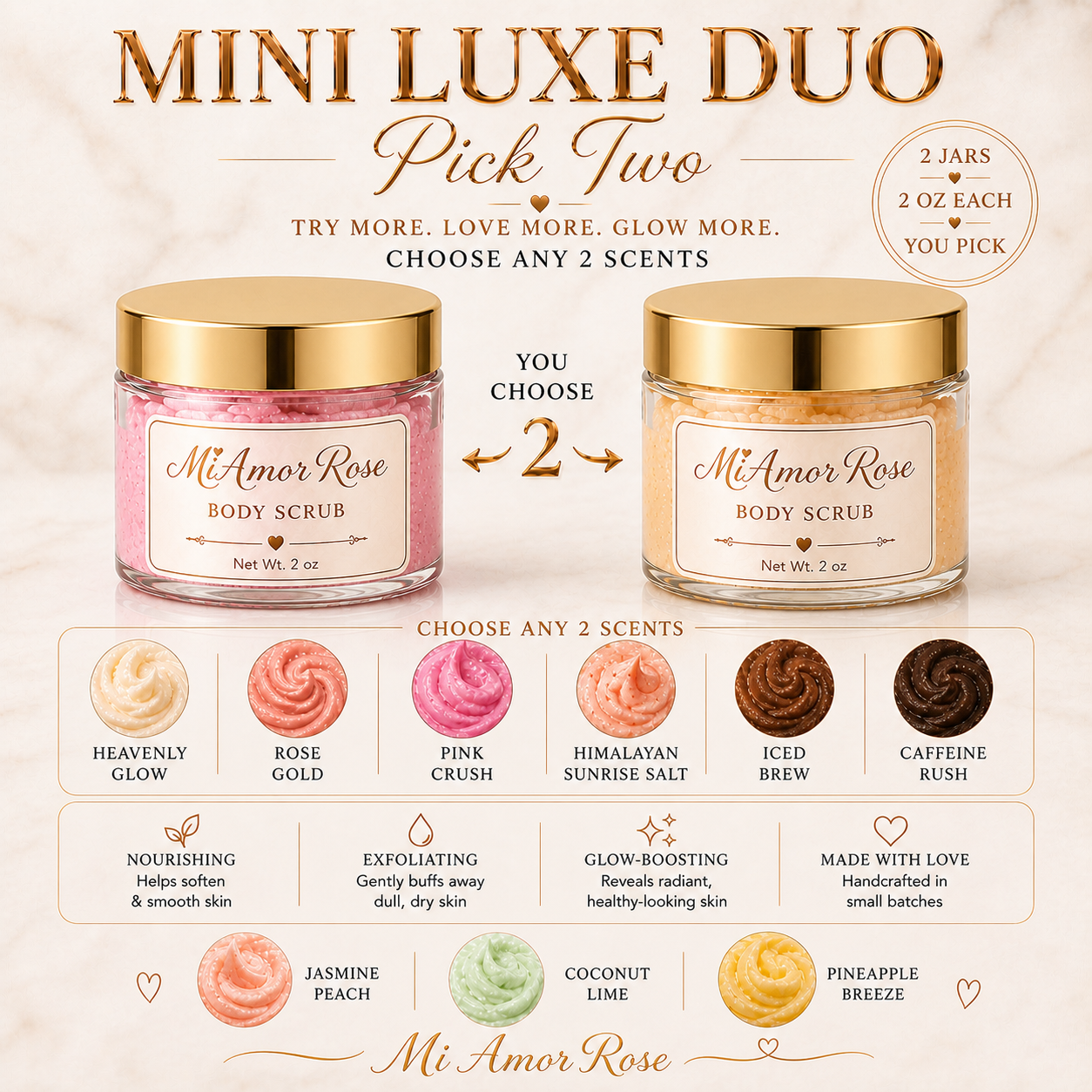 Mini Luxe Duo – Pick Any 2 (2 oz Each) ✨
