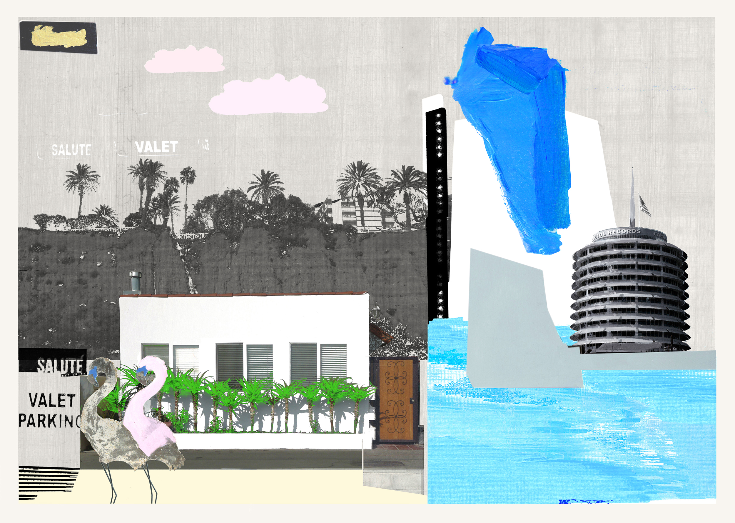 from the city to the sea mini print