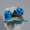Thumbnail: Floral Trucker Hat (Blue)
