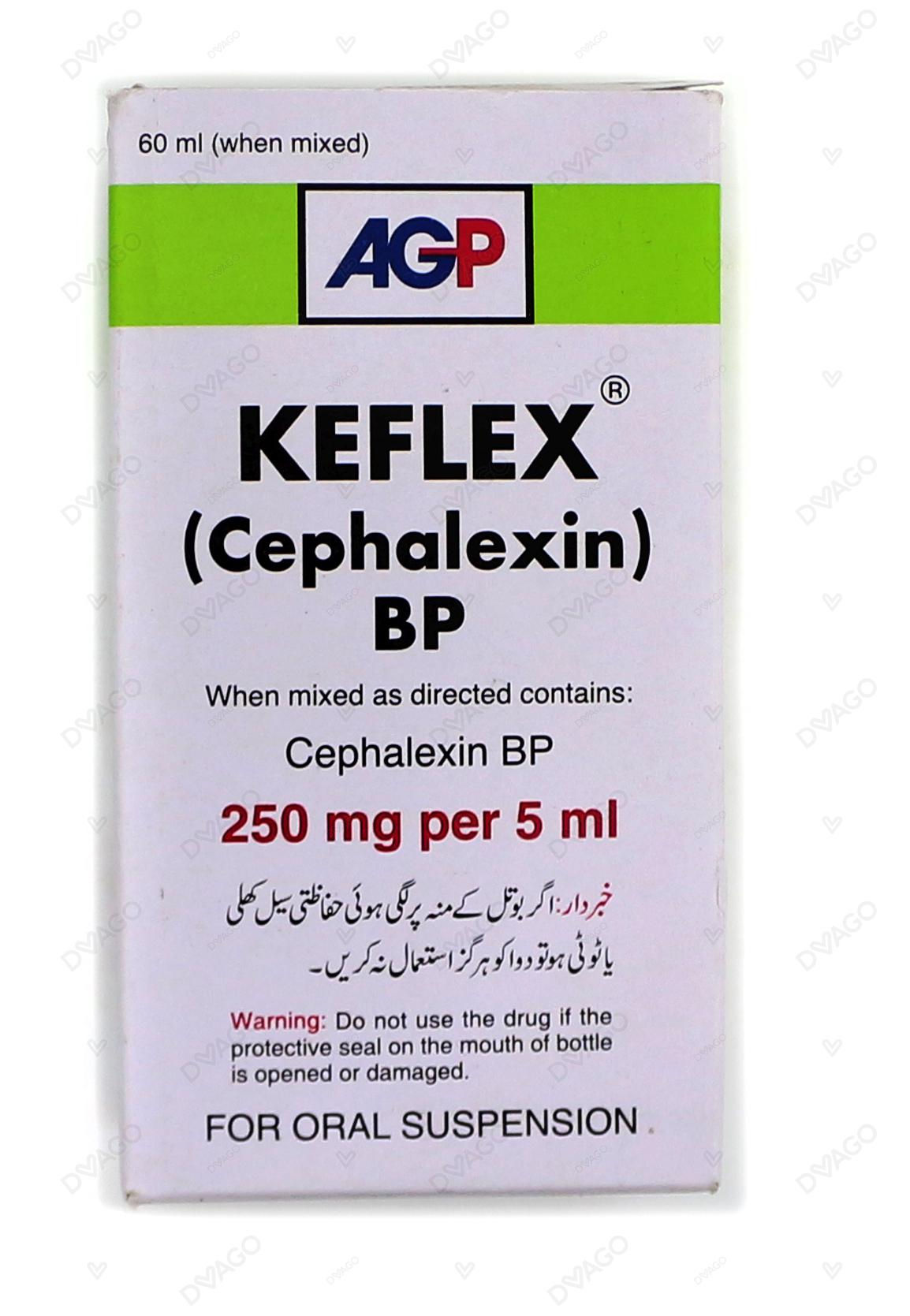 Keflex 250Mg/5Ml Oral Suspension 60Ml 1S
