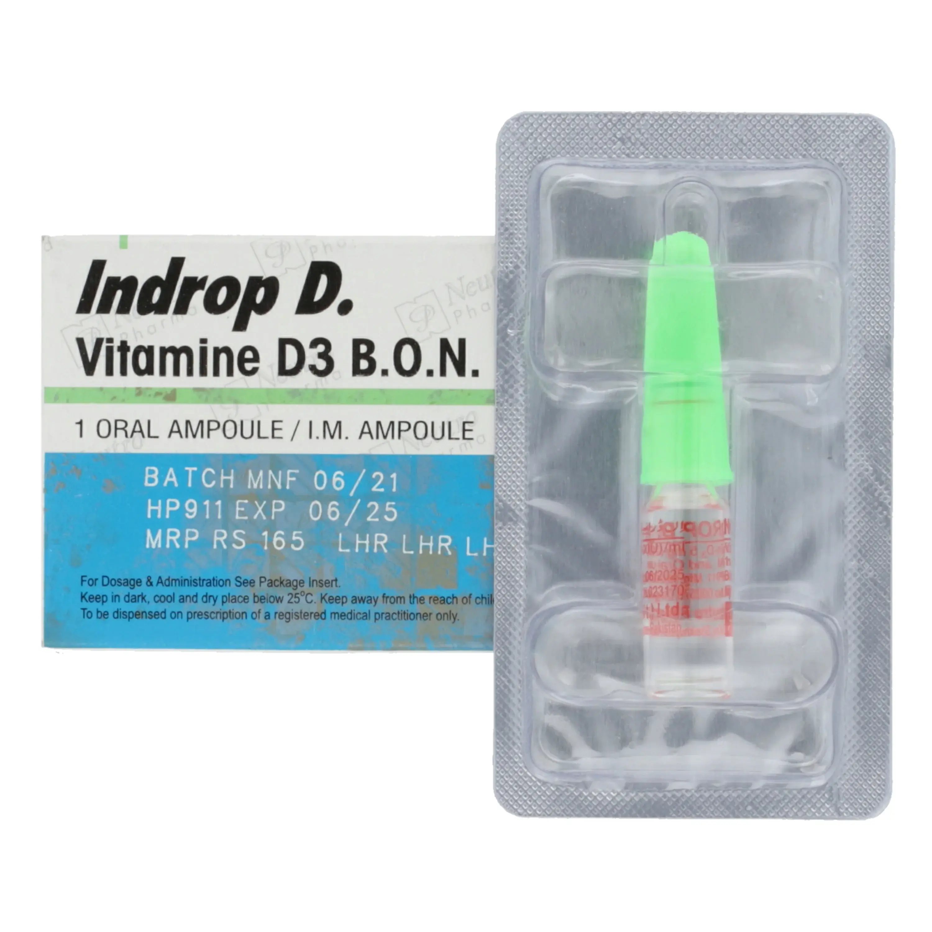 Indrop-D 200,000 Iu 1 Ml Injection