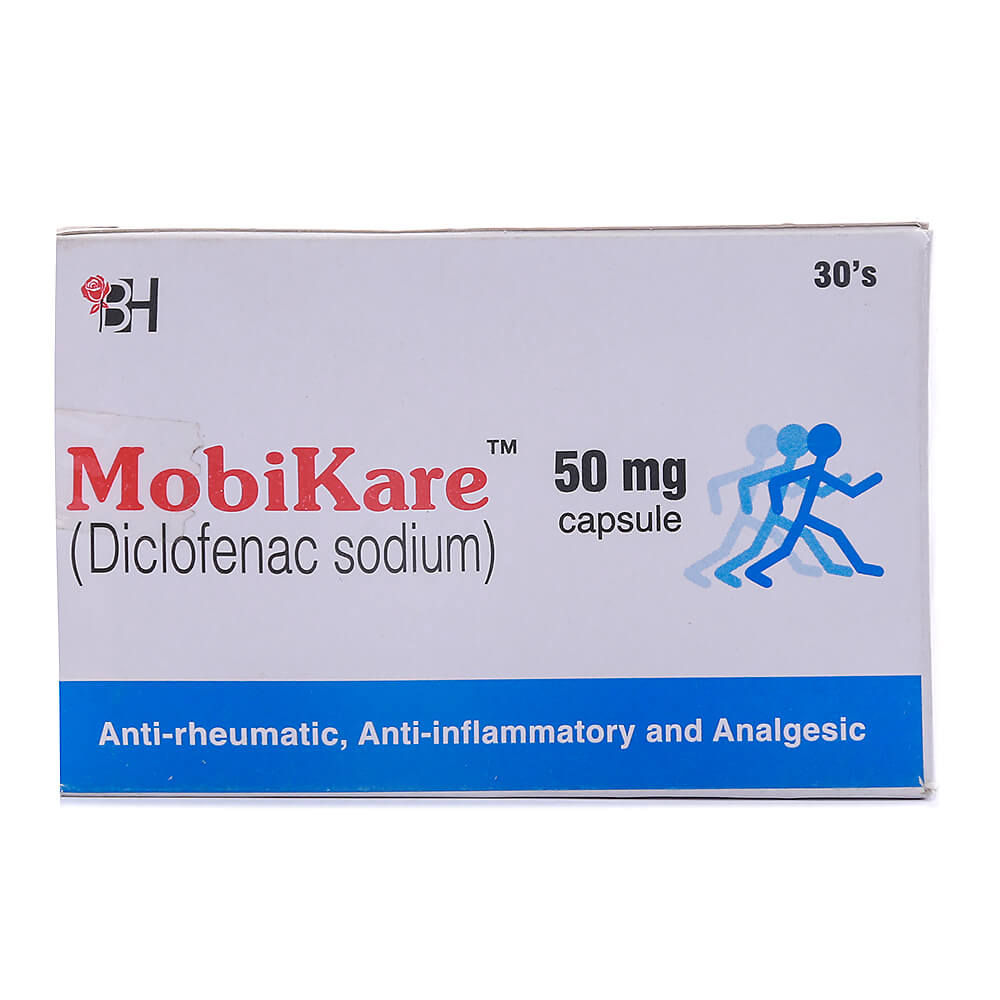 Mobikare 50 Mg Capsules 30S ( Pack Size 6 X 5S )