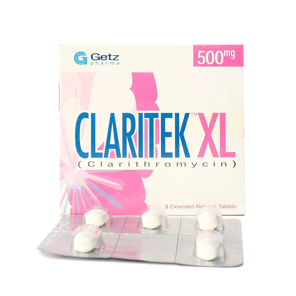 Claritek Xl 500Mg Tablets 5S (Pack Size 1 X 5S)