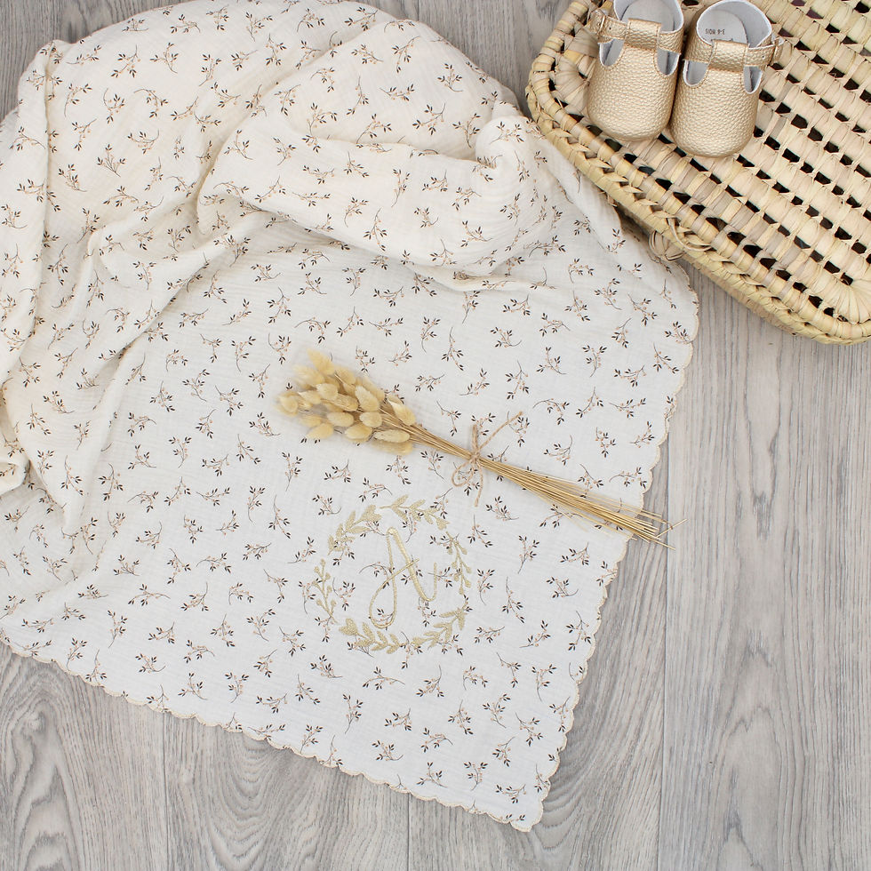 Miniature : Lange en double gaze de coton - Collection Louison -
