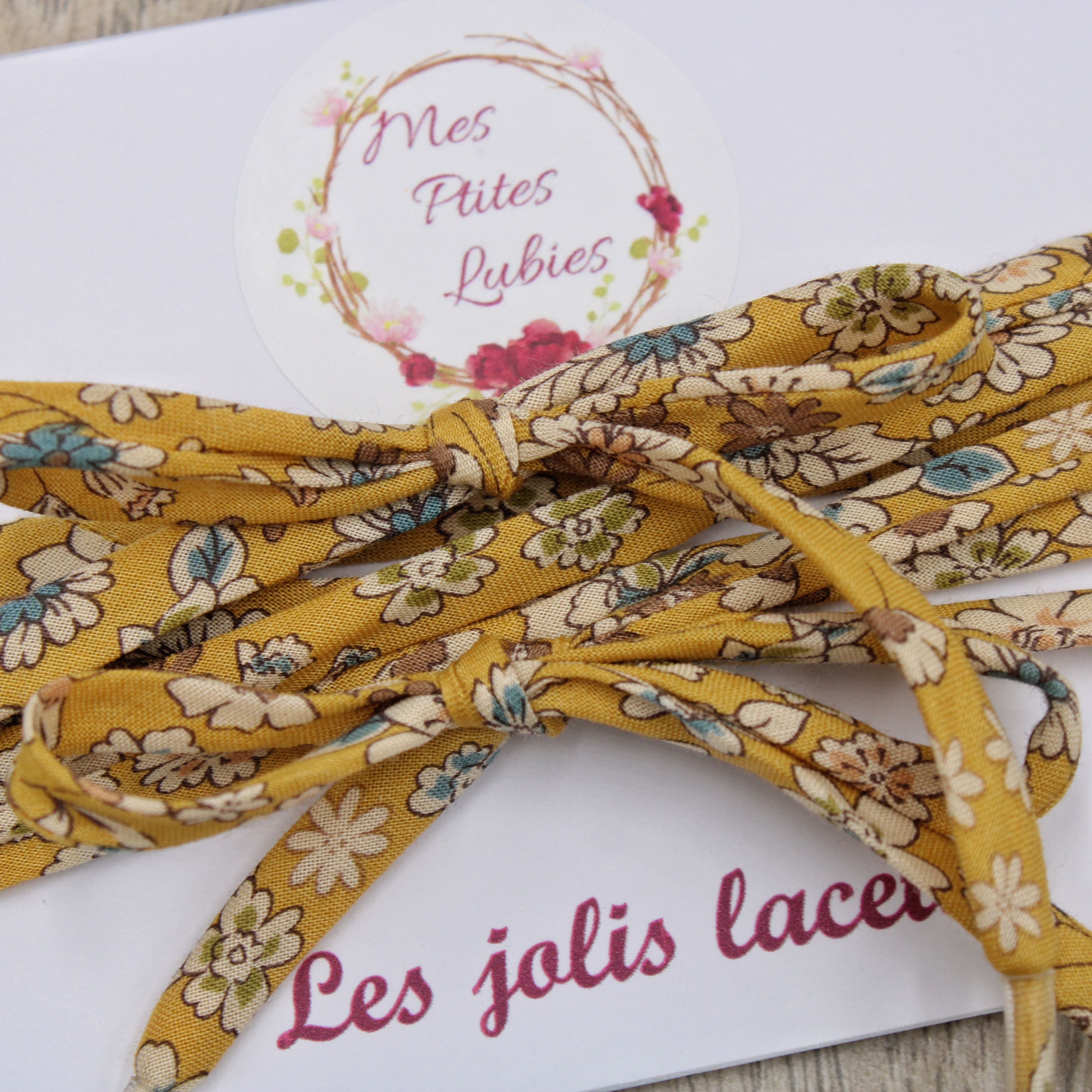 Lacets pour chaussures adultes et enfants - Capel moutarde