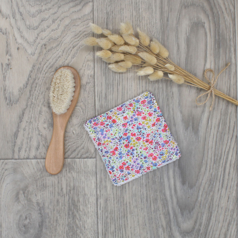 Miniature : Coton / lingette lavable à l’unité - Tissu en coton à motifs - 