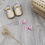 Miniature : Barrette nœud fleurs roses