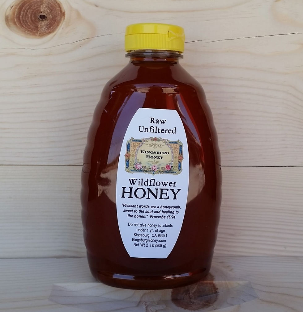 Thumbnail: Wildflower Honey 2 pound plastic jar