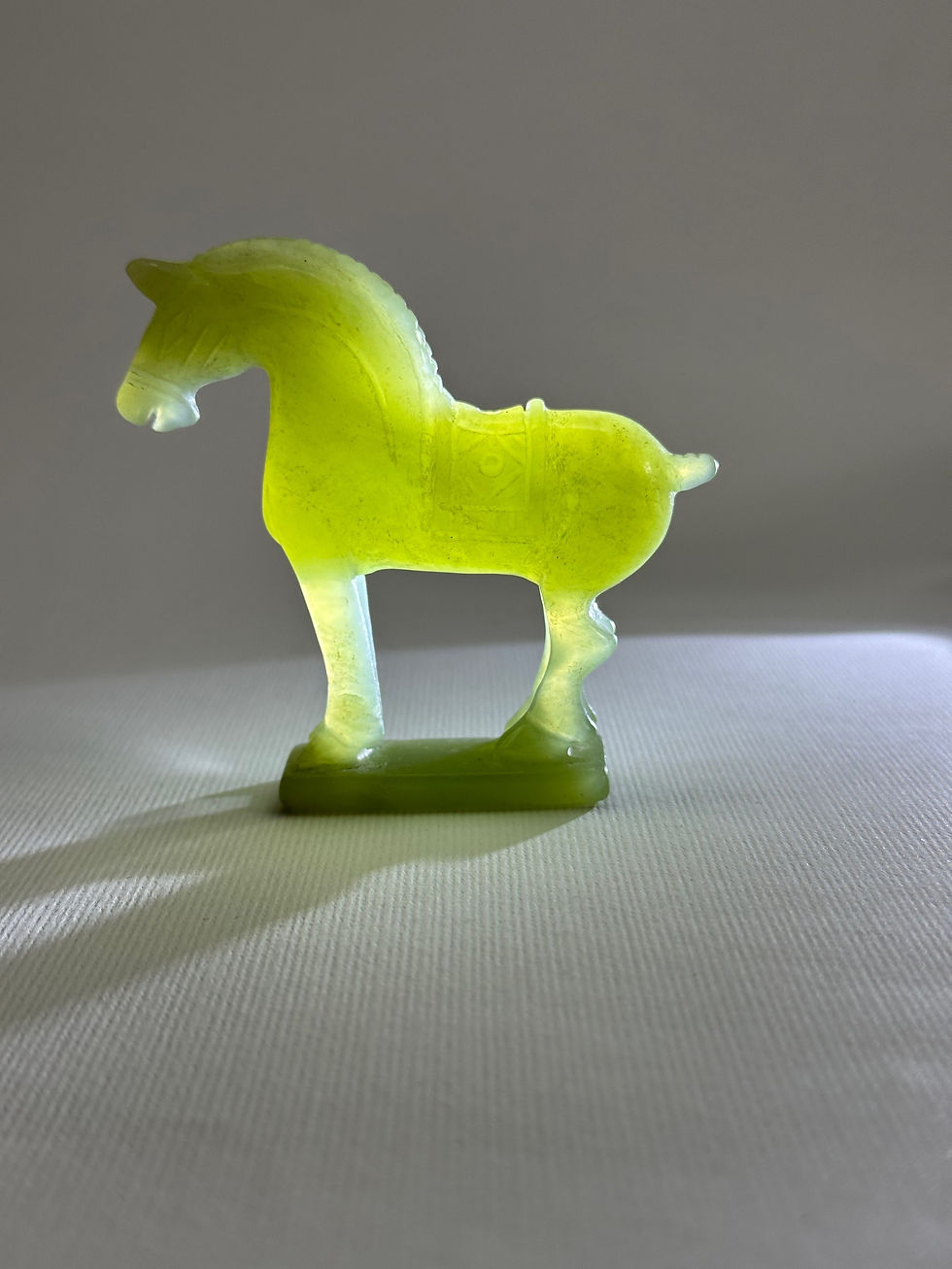 Miniatura: Figura Caballito de piedra Jade   