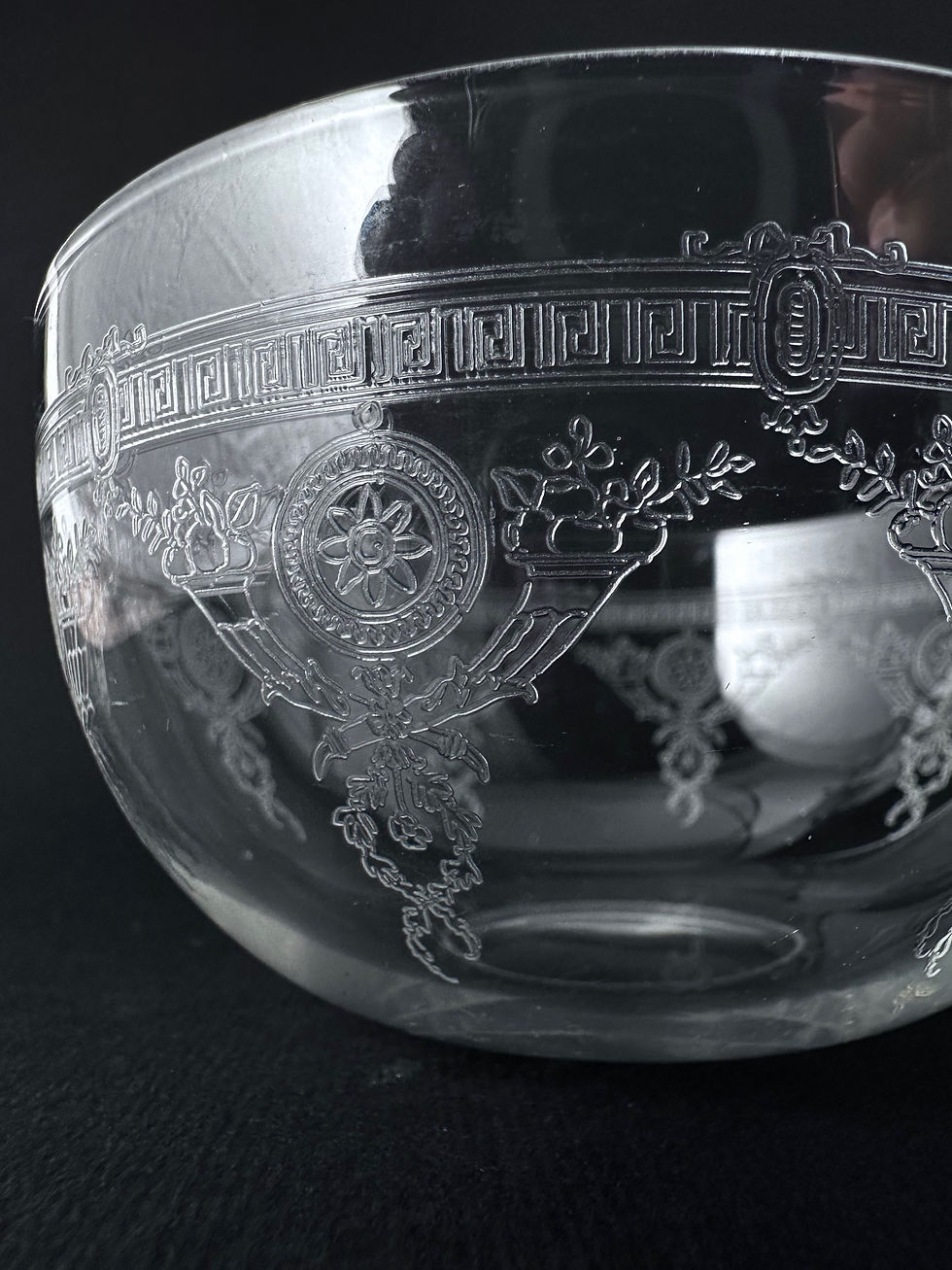 Miniatura: Aguamanil cristal tallado