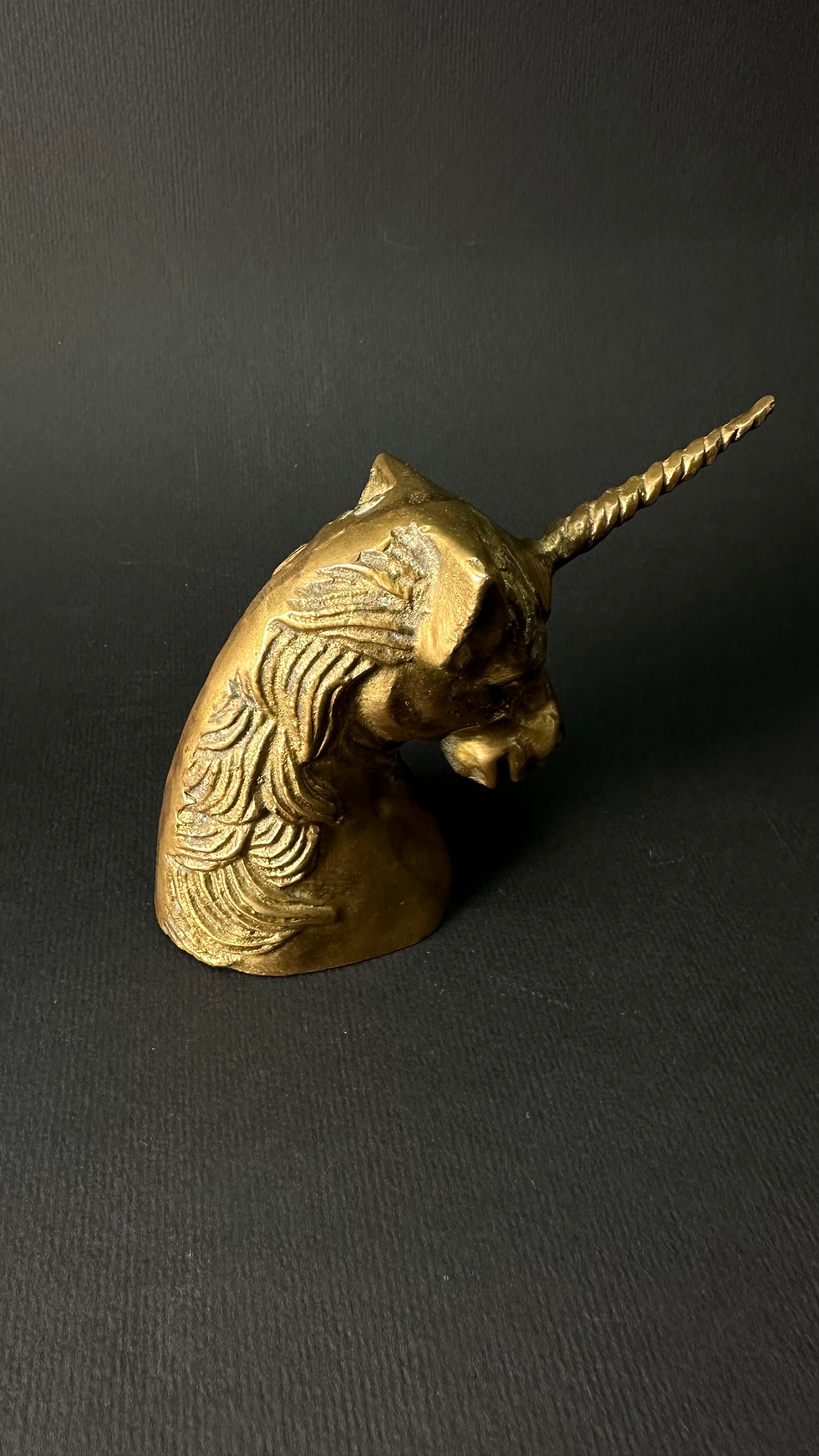 Miniatura: Figura Unicornio de Bronce