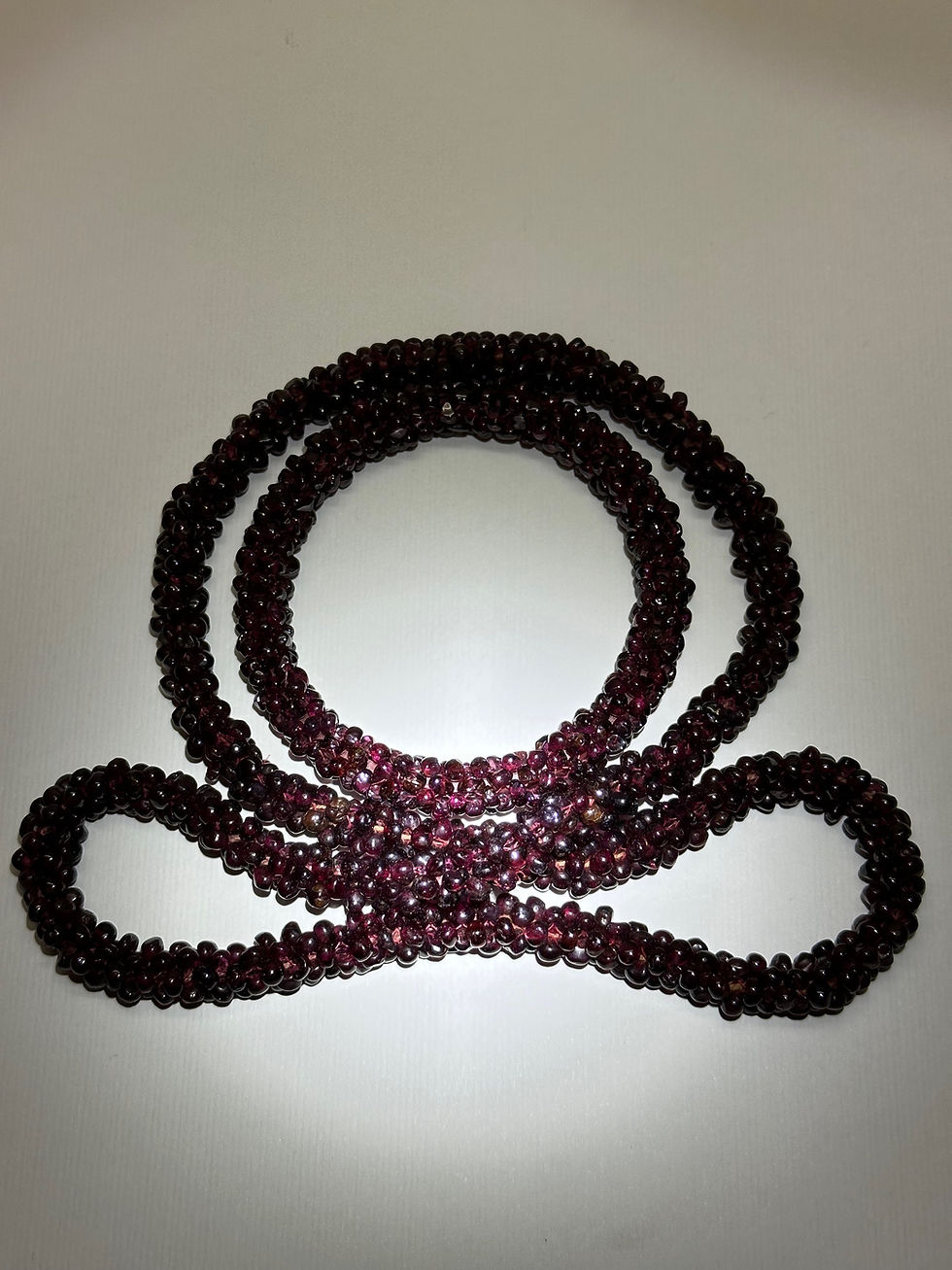 Miniatura: Pulsera y Collar de Granate