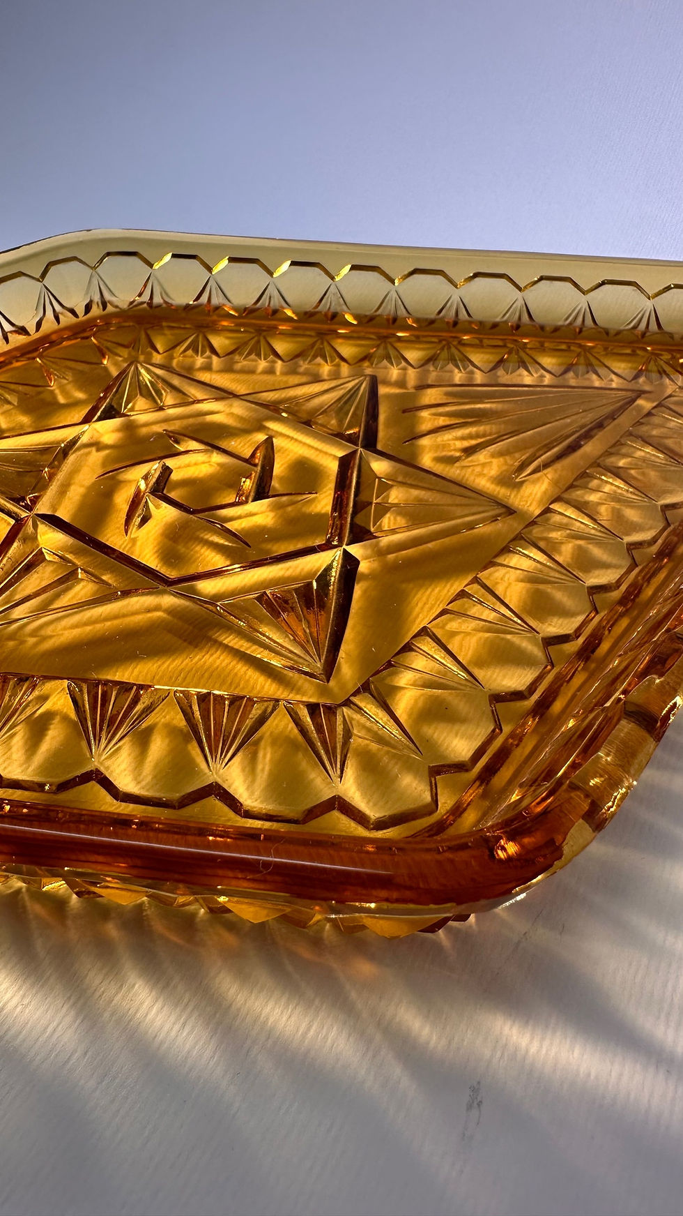Miniatura: Bandeja cristal Ámbar 