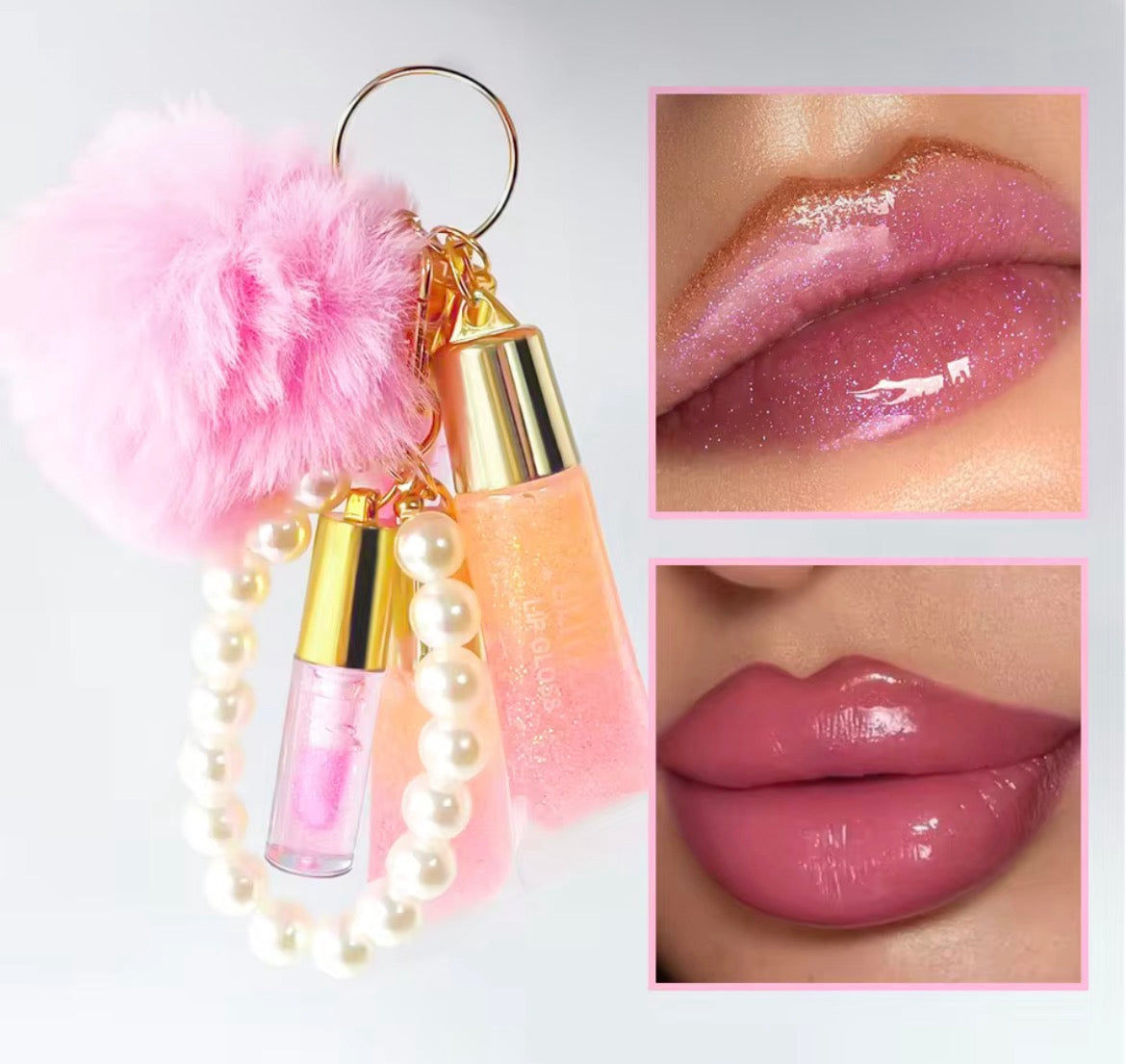 Lip Gloss Keychain