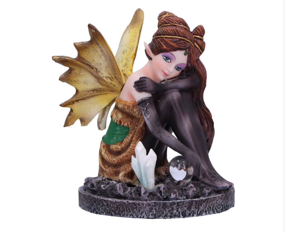 Crystal Fairy Amber 8.2cm Ornament