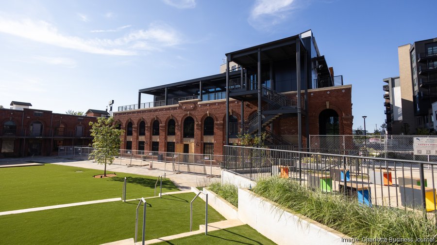 Developers broke ground in 2021 on The Rowe, the project’s 383-unit apartment community. (Photo: Mel