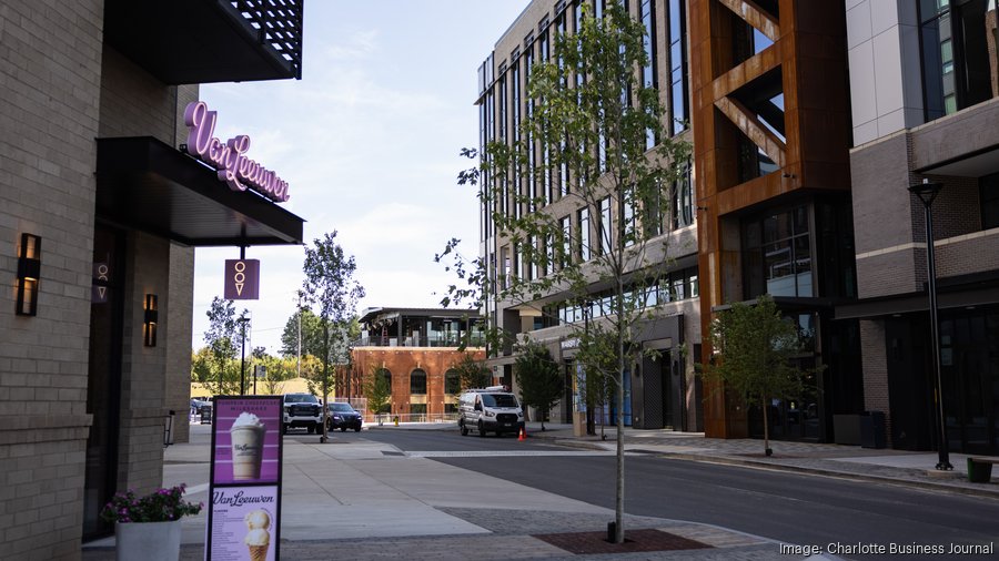 Developers broke ground in 2021 on The Rowe, the project’s 383-unit apartment community. (Photo: Mel