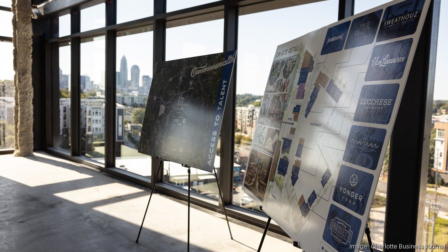 Developers broke ground in 2021 on The Rowe, the project’s 383-unit apartment community. (Photo: Mel