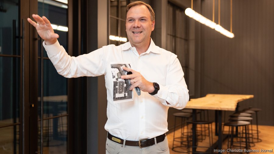 Developers broke ground in 2021 on The Rowe, the project’s 383-unit apartment community. (Photo: Mel