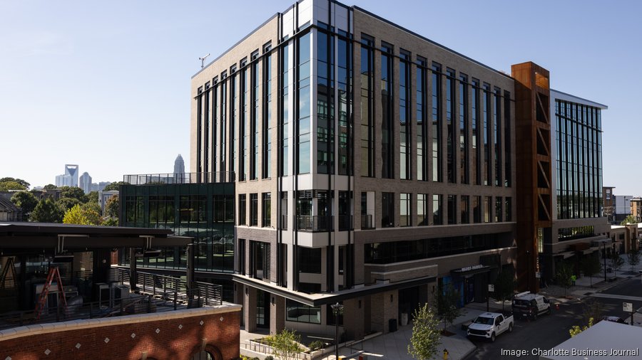 Developers broke ground in 2021 on The Rowe, the project’s 383-unit apartment community. (Photo: Mel