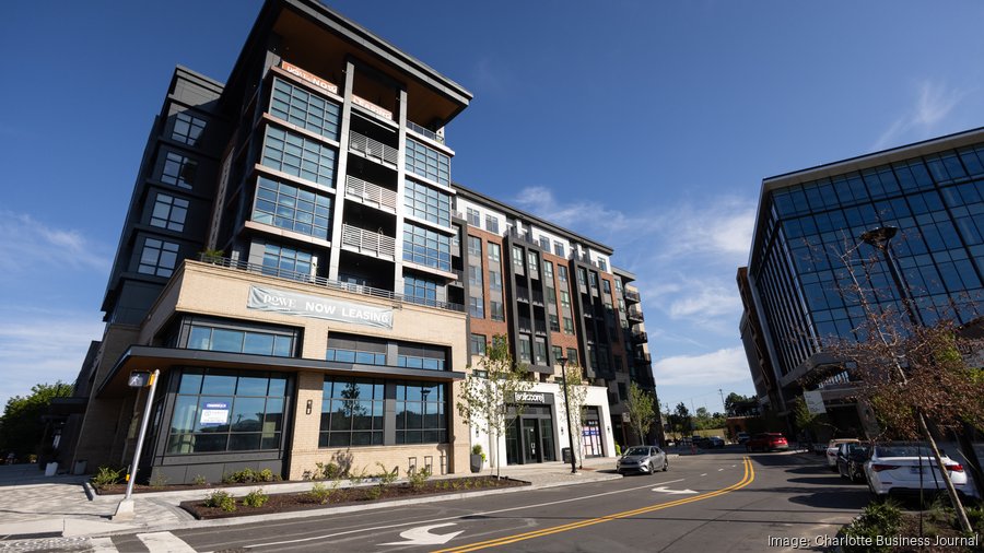 Developers broke ground in 2021 on The Rowe, the project’s 383-unit apartment community. (Photo: Mel