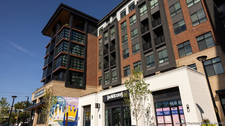 Developers broke ground in 2021 on The Rowe, the project’s 383-unit apartment community. (Photo: Mel