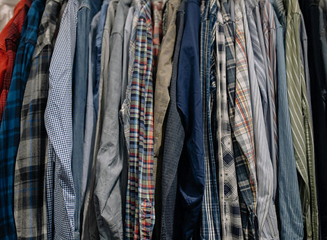 vintage denim and flannel shirts