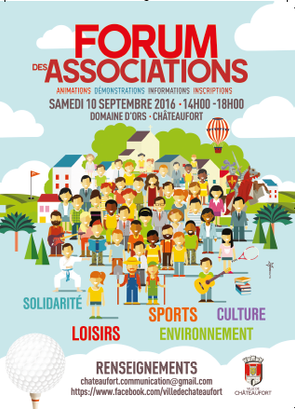 Venez nous retrouver au forum des associations!