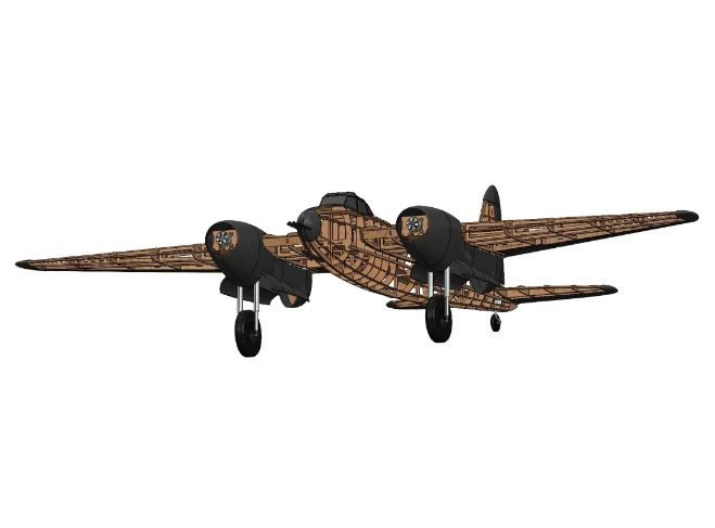 Thumbnail: De Havilland Mosquito 1/9 scale Short Kit by Royal Airframes