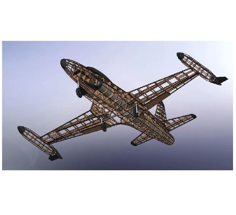 Thumbnail: Lockheed T-33 Shooting Star Short Kit by Royal Airframes